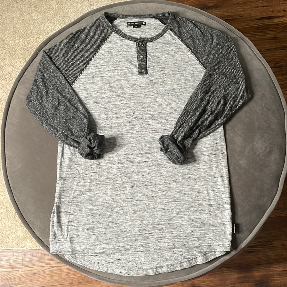 Free with purchase - Baseball Long Sleeve T-shirt - Grey